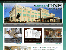 Tablet Screenshot of centeronejax.com
